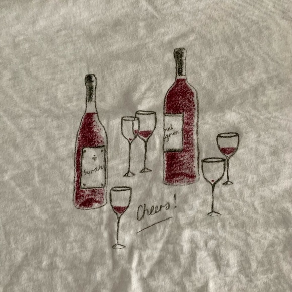 J Crew factory Women’s White Short Sleeve California Collectors Tee Sz Small - Picture 2 of 5